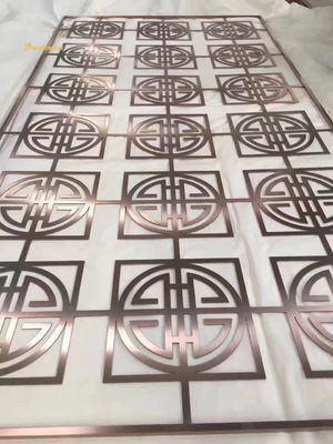 ভালো দাম কাস্টমাইজযোগ্য আকার আয়না চুলের লাইন স্টেইনলেস স্টীল রুম বিভাজক গ্রেড 201 অনলাইন