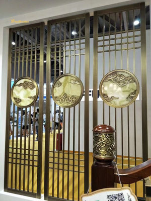 এসএস৩০৪ ২০১ হেয়ারলাইন স্টেইনলেস স্টিল স্ক্রিন ডেকোরেশন হোটেল, দেয়াল, রেস্তোরাঁ