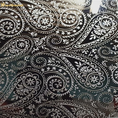 ভালো দাম 4*8FT Pvc Etched স্টিল প্লেট আলংকারিক স্টেইনলেস স্টীল শীট 1000mm প্রস্থ অনলাইন
