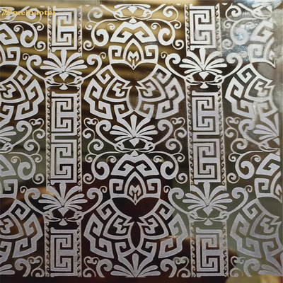 মিরর এচড জিবি লিফট স্টেইনলেস স্টীল শীট 1219x2438 মিমি DIN