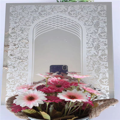 আলংকারিক অ্যাপ্লিকেশনের জন্য 70 মাইক্রন পিভিসি ফিল্ম সহ পোলিশ ইঞ্চি স্টেইনলেস স্টিলের শীট 0.75 মিমি বেধ