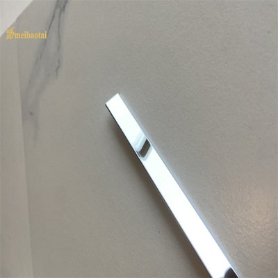 U Shape Hotel Decorative Stainless Steel Tile Trim Mirror Finished