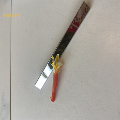 U Shape Hotel Decorative Stainless Steel Tile Trim Mirror Finished