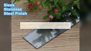 হেয়ারলাইন স্টেইনলেস স্টীল আঠালো রোল